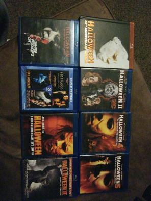 Halloween blu ray collection