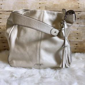 Coach White leather Hobo