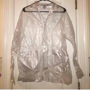 Clear rain jacket