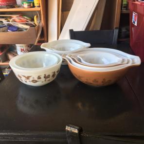 Pyrex Early American Dishes