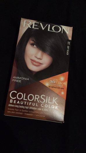 Soft black' colorsilk Hair Dye