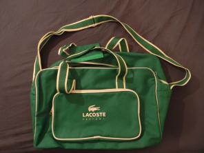 Lacoste Parums white and green bag