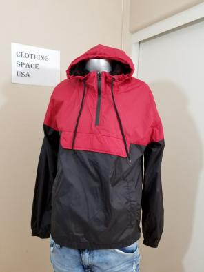 Red/Black Windbreaker by Copper Rivet