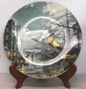 Sailing with the Tide 1976 Plate