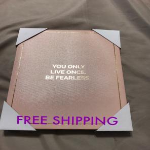 Small wall decor light pink and gold