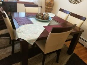 Beautiful dinning room table.