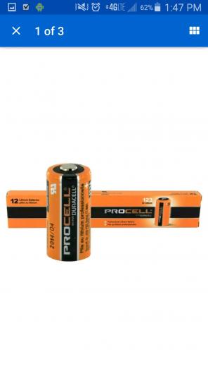 Duracell 123 Batteries 12pk