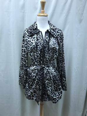 Dana Buchman Animal Print Jacket Medium