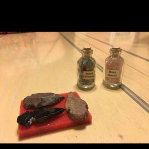 Mexican Arrow Heads Mix Gems Rose Quarts