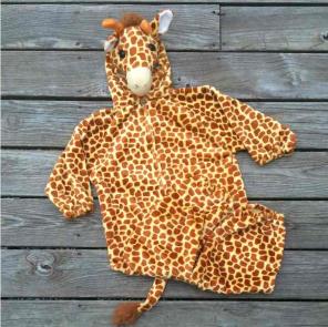 Giraffe Halloween costume zoo plush new