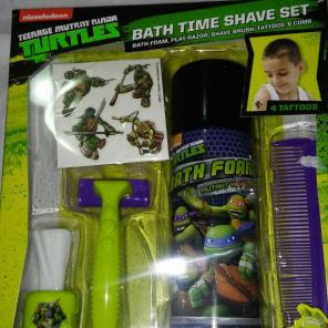 Ninja Turtles BATH Time SHAVE set!NEW
