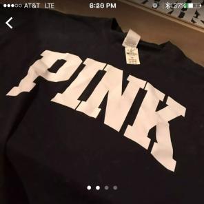 Nwt 2017 Vs Pink Washed Boyfriend Tee S