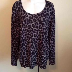 NWOT George Leopard Print Sweater