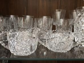 Vintage Milk & Creamer Cut Glass