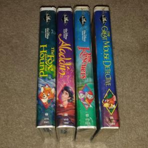 Disney Black Diamond VHS lot of 4