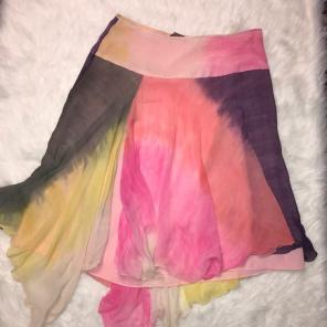 $260 BCBG MaxAzria Tie Dye Silk Skirt