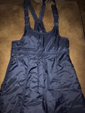 Ski Bibs, Satin Blue , Medium