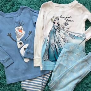 Lot Of Two Frozen Pajama Sets