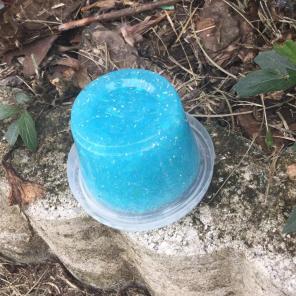 Glitter Ocean Clicky Slime