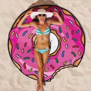 Brand new doughnut beach blanket