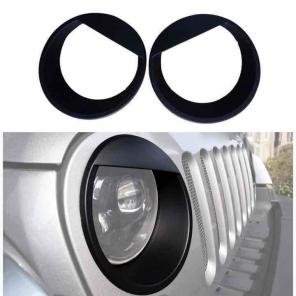 Jeep Wrangler headlight eyes