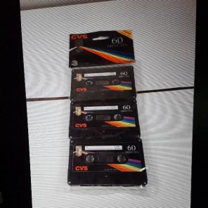 60 minute casette tapes new set 3