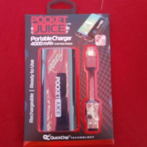 Pocket juice portable charger 4000mah