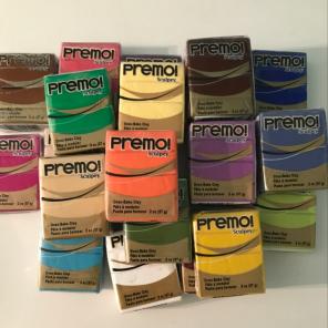 “Premo” Sculpey Oven-Bake Clay 22pcs