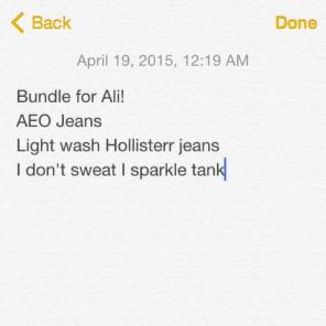 Bundle for Ali!