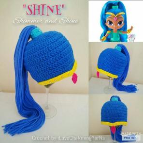 Shimmer and Shine (shine hat)
