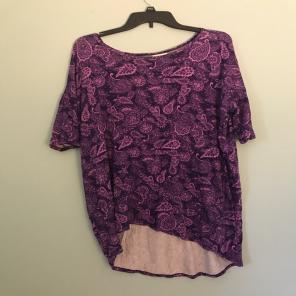 Small Purple Paisley Irma! Super Stretch