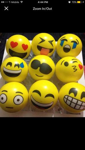 Emoji Stress Less Balls 2for$8