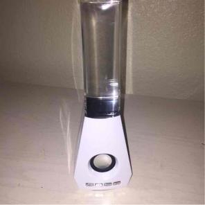 Water lit speaker with colors