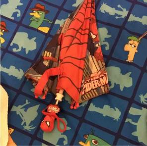 Little boy Spider-Man umbrella