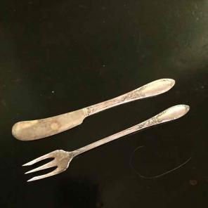 Pickle Fork and Butter Knife