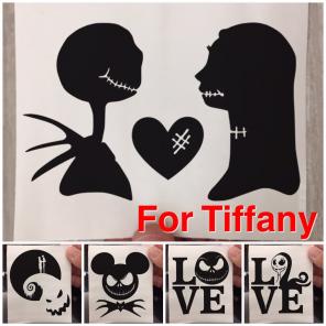 Jack Skellington Collection Vinyl Decal