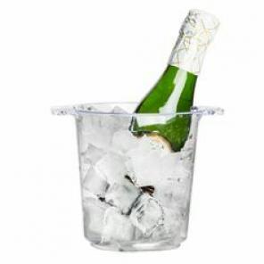 Personal size plastic ice bucket 32fl oz