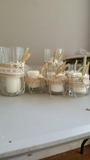 Candle Holder with candles