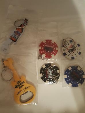 Keychains Poker Corona Coors Light