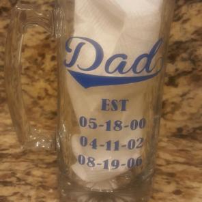 Great father's day beer mug