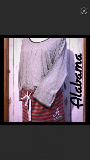 Ladies Alabama Pajamas