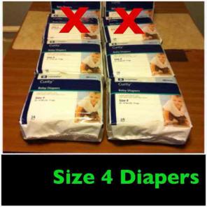 Size 4 diapers