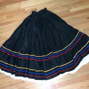 Traditional Latin woman skirt