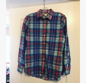 FALL SALE: J. Crew Plaid Button Down