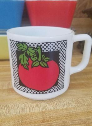 Vintage Coffee Mug Tomato design