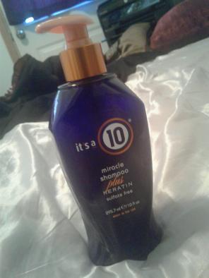 It's a 10 keratin sulfate free shampoo