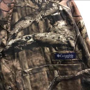 New Columbia men's camo fishing shirt
