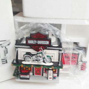 Dept 56 harley shop