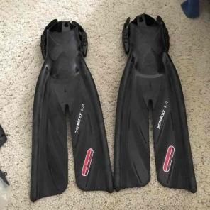 Mens TUSA scuba Split Fins