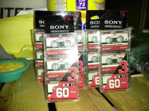 Lot of NEW microcassettes mini cassetes